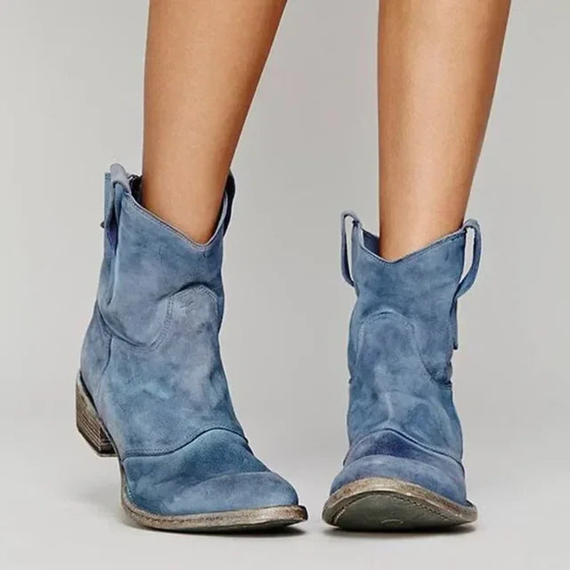 Jane™ | Vintage cowboyské členkové topánky pre ženy