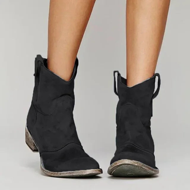 Jane™ | Vintage cowboyské členkové topánky pre ženy