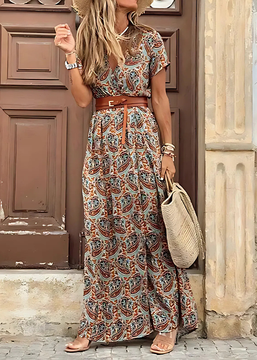 Sybella – Ľahká maxi šaty boho